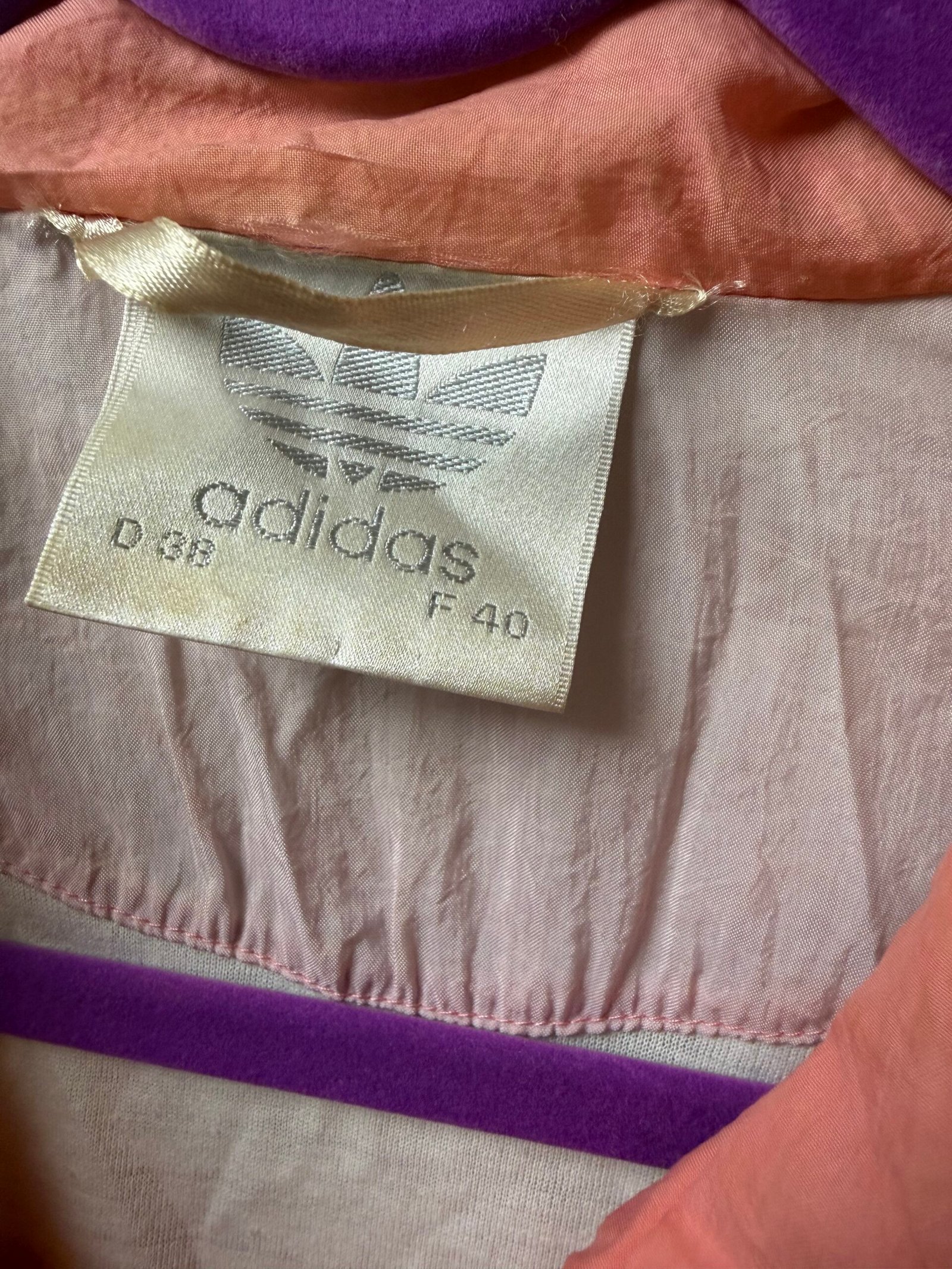 Vintage Pastel Colour Block Shell Jacket - Image 3