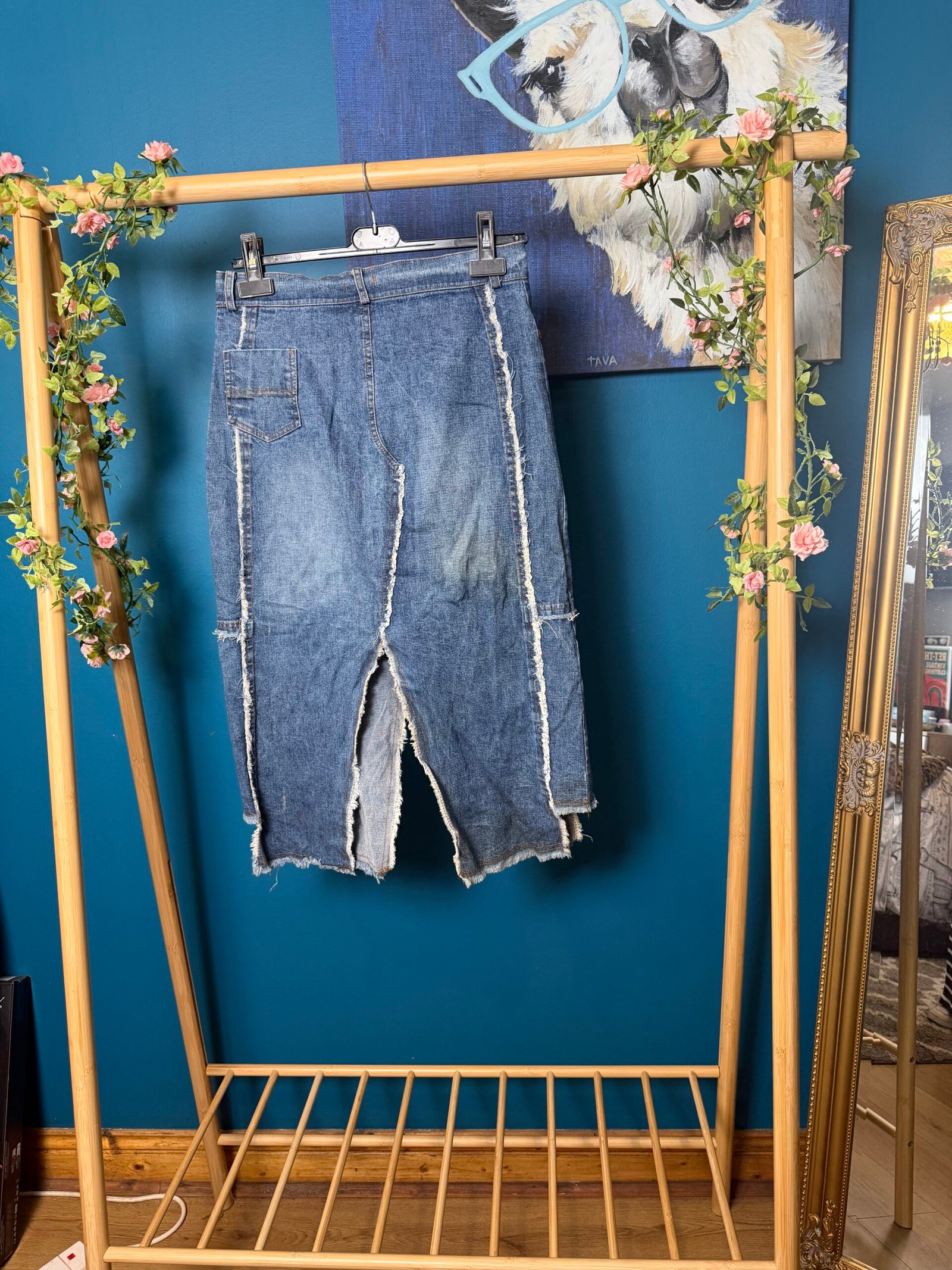 Vintage Denim Maxi/Long Skirt - Image 2